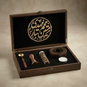 پک لوکس مهروموم با کتل و طلاکوب